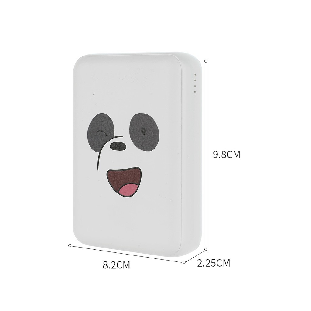 Bare Bear 3.0-Mobile Power 10000mA Model: MC-017 (4 màu)