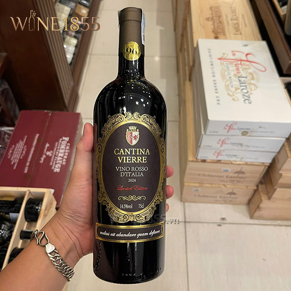 Rượu Vang Đỏ Cantina Vierre Vino Rosso D'italia 2024 Tại Cửa Hàng WINE1855.vn