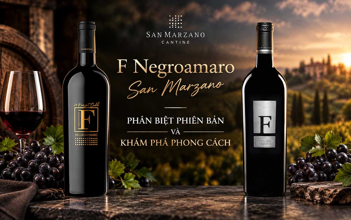 Phân biệt F Negroamaro San marzano