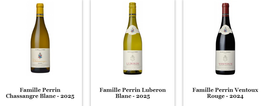 Chai vang Famille Perrin