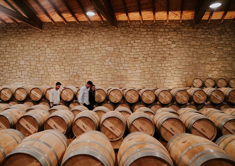 Hầm ủ vang nhà Bodegas Muga