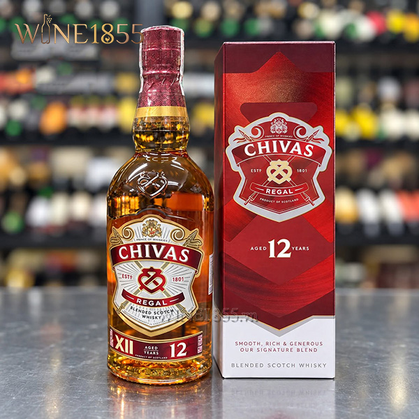 Hộp Quà Rượu Chivas Regal 12 Years Old Chính Hãng Tại WINE1855.vn&nbsp;