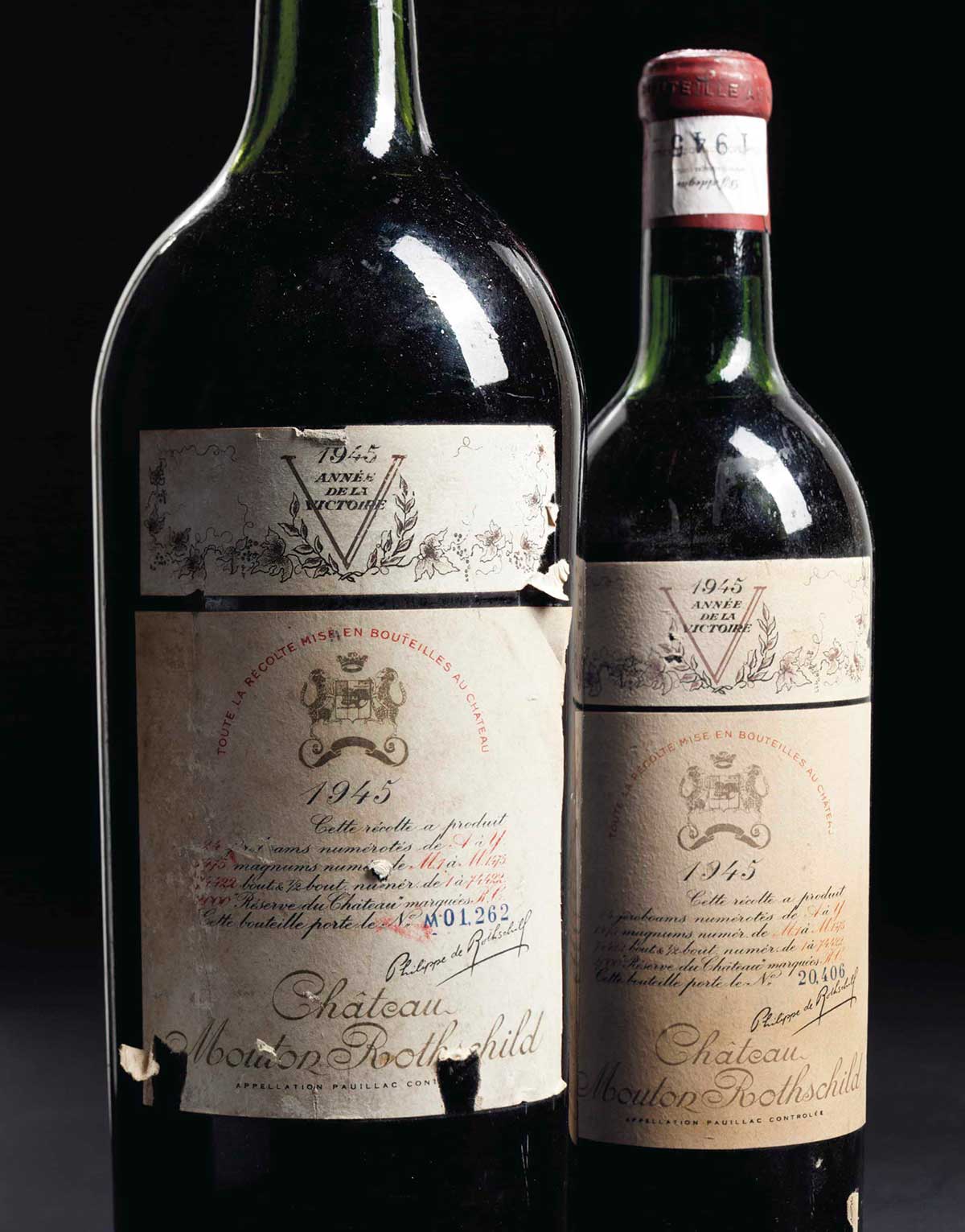 Jeroboam of Château Mouton Rothschild 1945