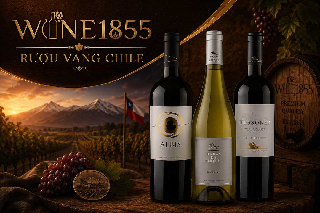 Rượu vang Chile tại shop WINE1855