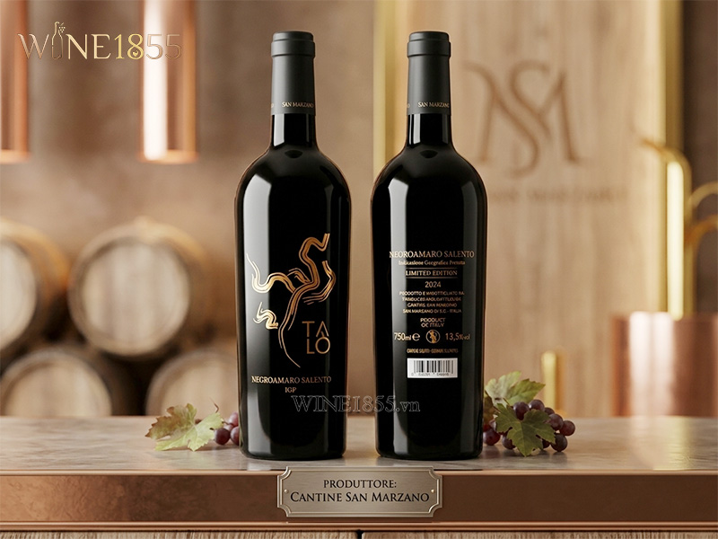 Rượu vang đỏ Talò Negroamaro Salento Limited Edition Chính Hãng tại WINE1855.vn
