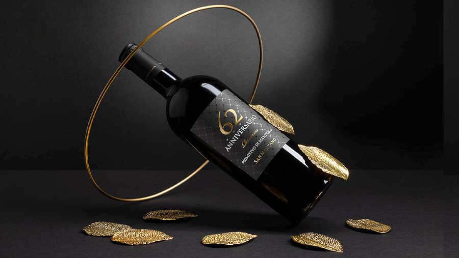 Rượu Vang Ý 62 Anniversario, Primitivo di Manduria DOP Riserva