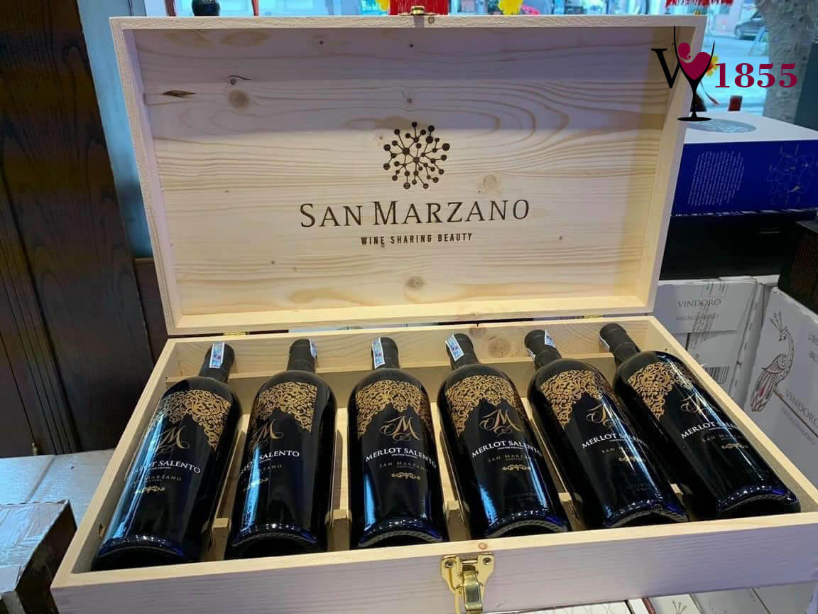 Rượu Vang Ý M Merlot Salento Limited Edition