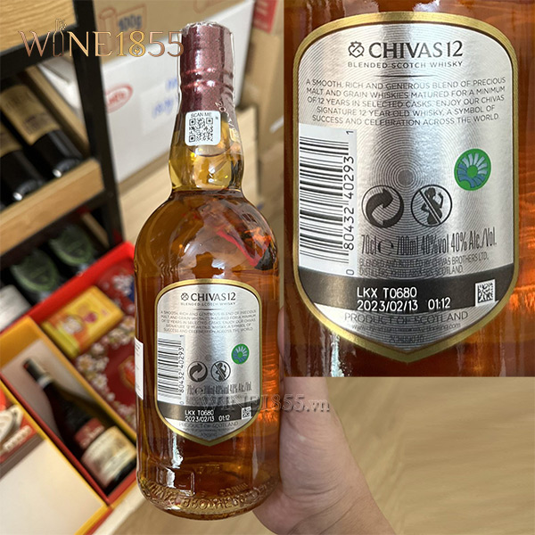 Thông Tin Chi Tiết Chivas Regal 12 Years Old Chính Hãng