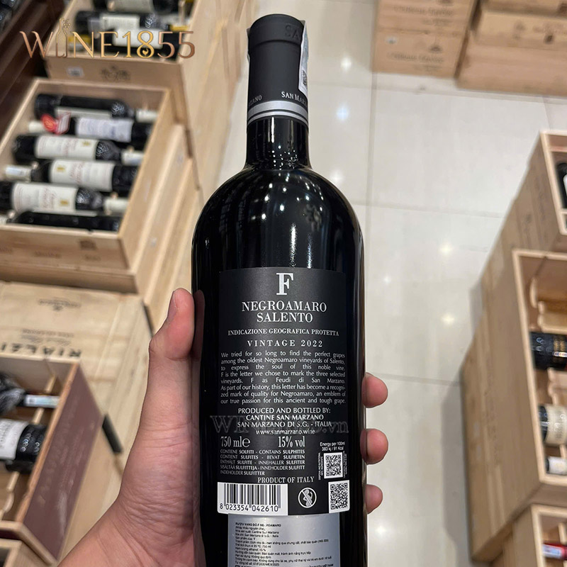 Thông Tin Rượu Vang F Bạc 15% Chính Hãng Tại WINE1855.vn