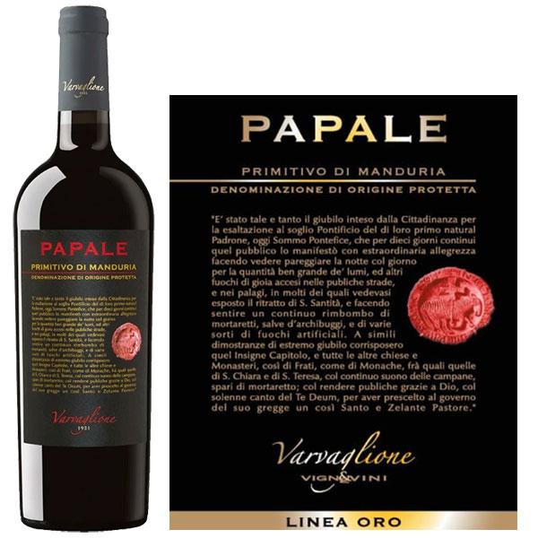 Rượu Vang Varvaglione Papale