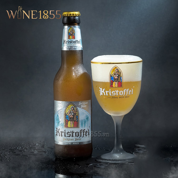 Bia Bỉ Kristoffel White 5% – Chai 330ml