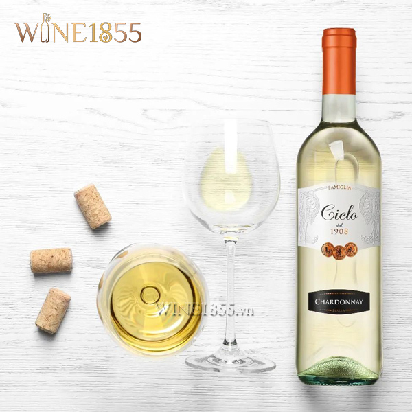 Rượu Vang Ý Cielo Chardonnay