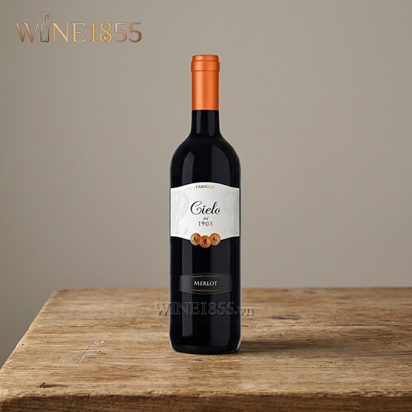 Rượu Vang Ý Cielo Merlot