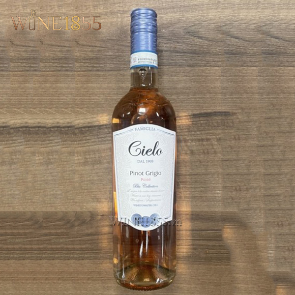 Rượu Vang Ý Cielo Pinot Grigio Rosé