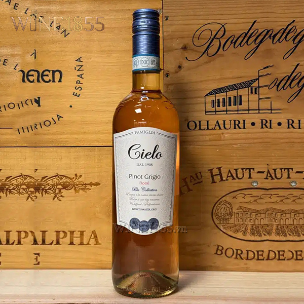 Rượu Vang Ý Cielo Pinot Grigio Rosé