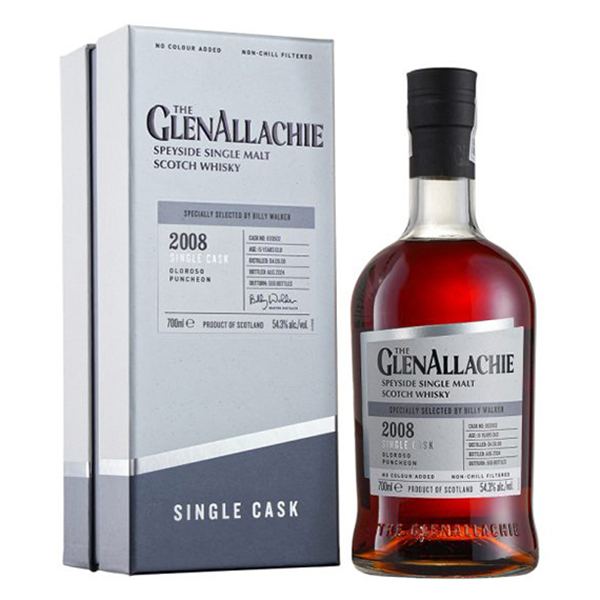 Rượu Whisky GlenAllachie 2008 Oloroso Puncheon Cask no. 800502