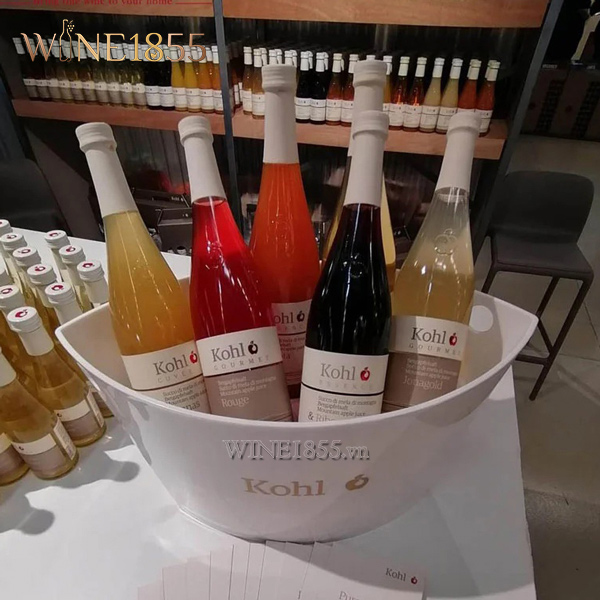 Nước Táo Tự Nhiên Kohl Cuvée Mountain Apple Juice Mirtillo Selvatico Wild Blueberry