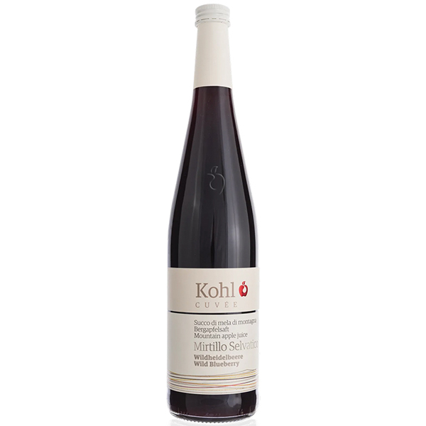 Nước Táo Tự Nhiên Kohl Cuvée Mountain Apple Juice Mirtillo Selvatico Wild Blueberry