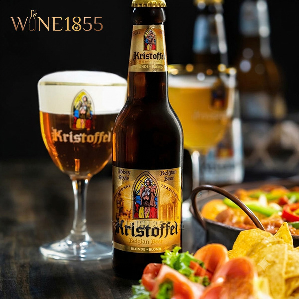 Bia Bỉ Kristoffel Blonde 6% – Chai 330ml