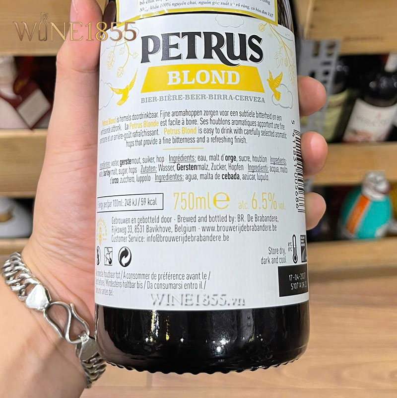 Bia Bỉ Petrus Blond - Chai 750ml