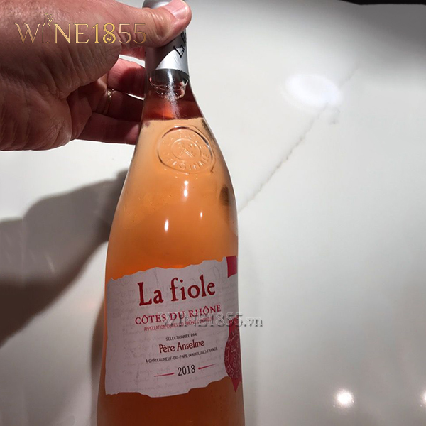 La Fiole Côtes Du Rhône Rose Père Anselme