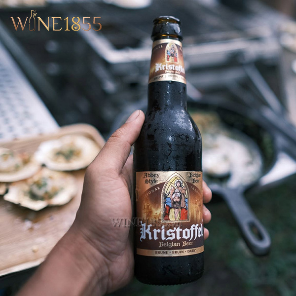 Bia Bỉ Kristoffel Dark 6% – Chai 330ml
