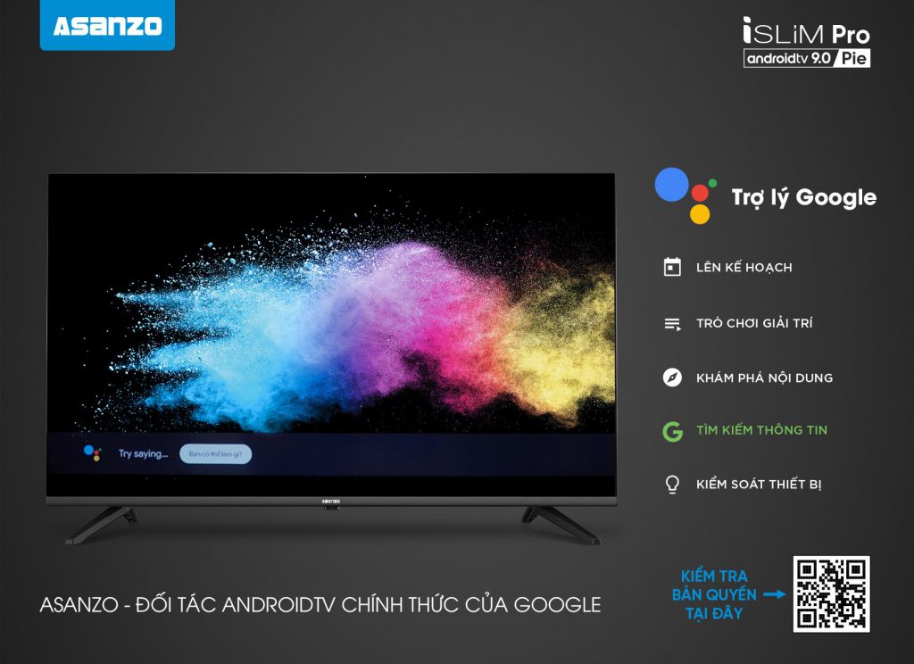 ASANZO – ĐỐI TÁC CHÍNH THỨC ANDROIDTV CỦA GOOGLE