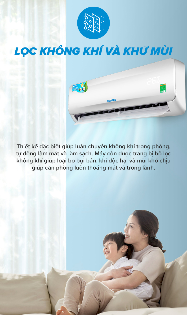 ĐIỀU HÒA KHÔNG KHÍ ASZ S35NT2– (12000BTU)