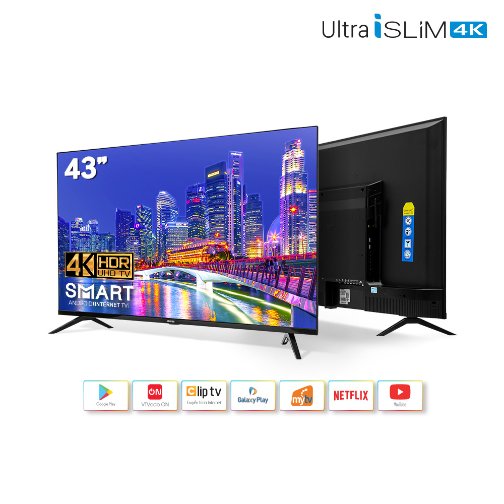 SMART TV Ultra iSLIM 4K 43" - 43U72