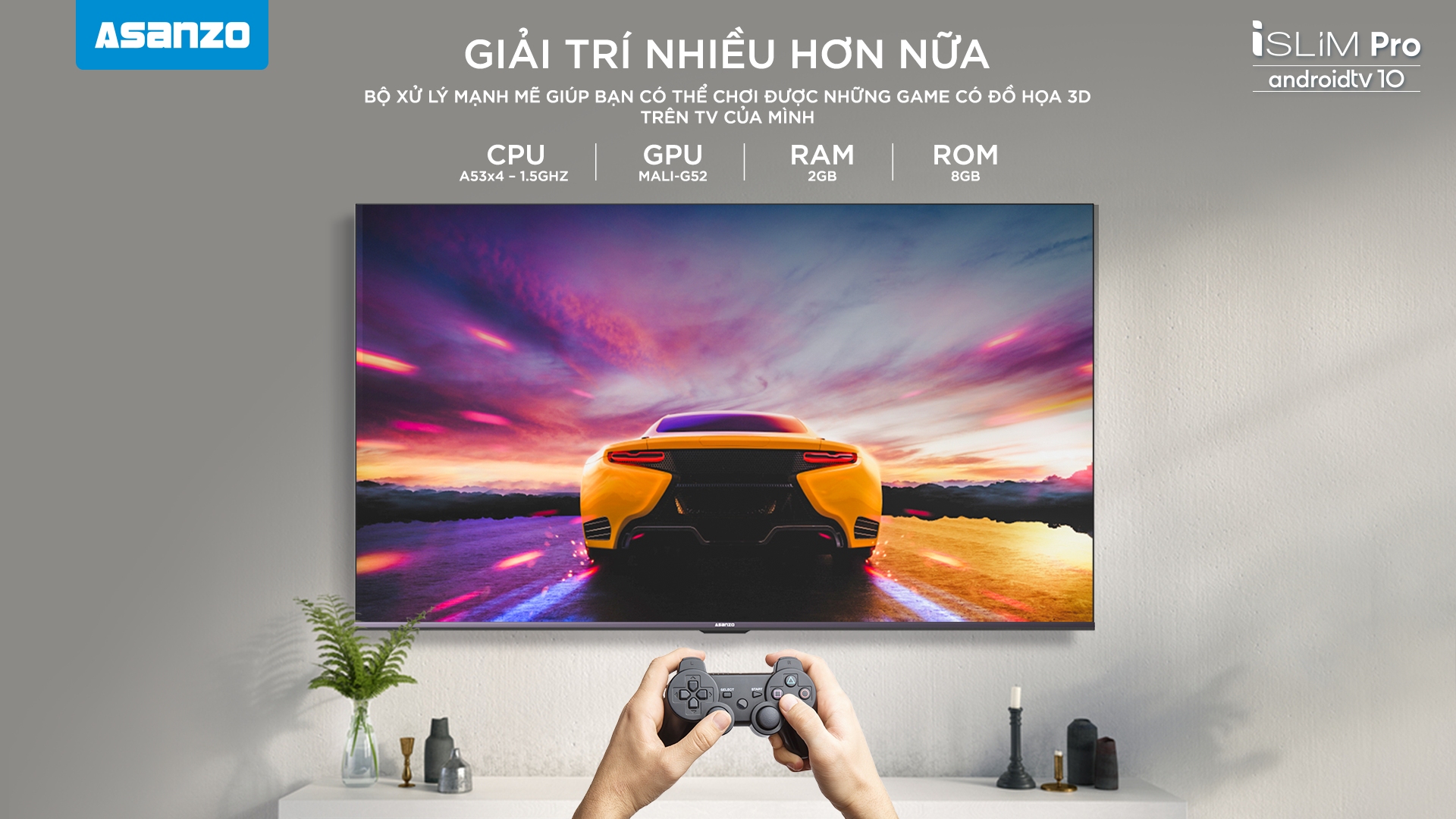 SMART TV iSLIM PRO 10 4K 50” – 50U71 [ANDROID 10]