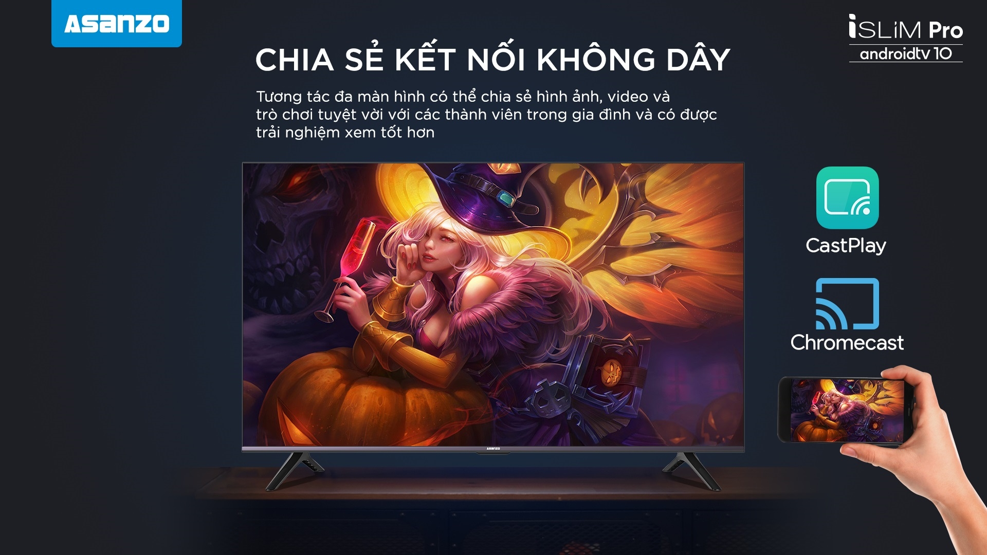 SMART TV iSLIM PRO 10 4K 50” – 50U71 [ANDROID 10]