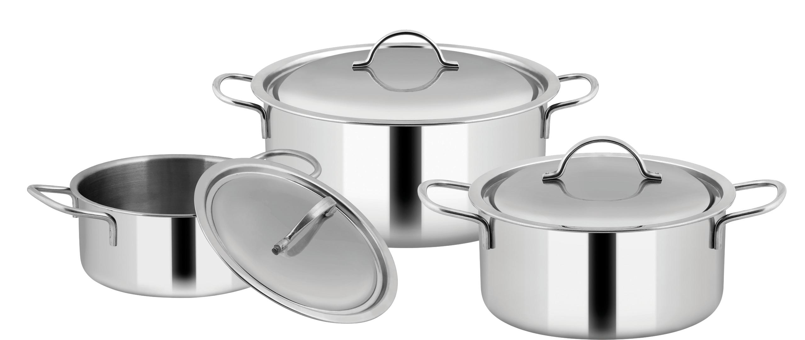 BỘ NỒI INOX 1 ĐÁY AC-111