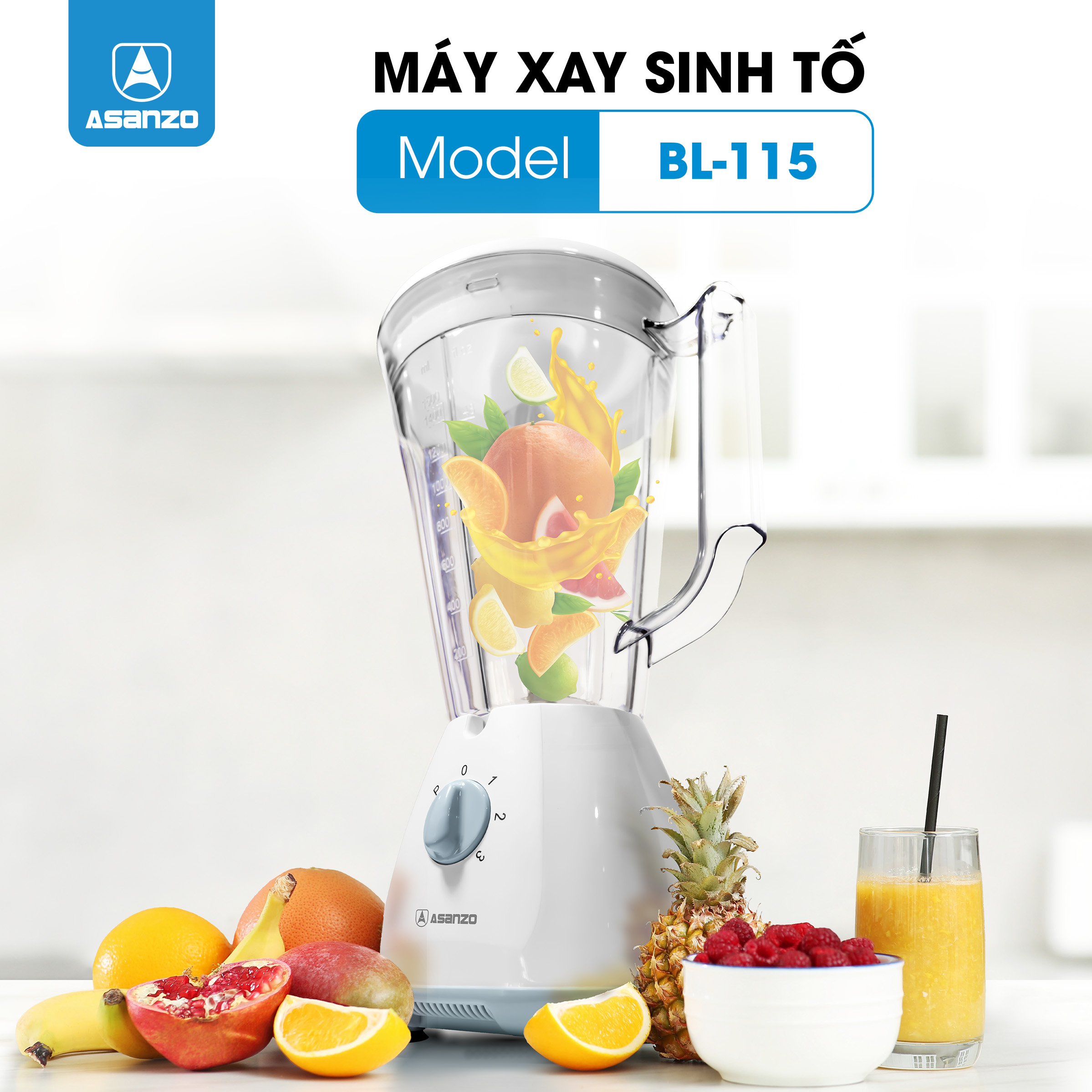 MÁY XAY SINH TỐ 1 CỐI KHÁNG VỠ BL-115
