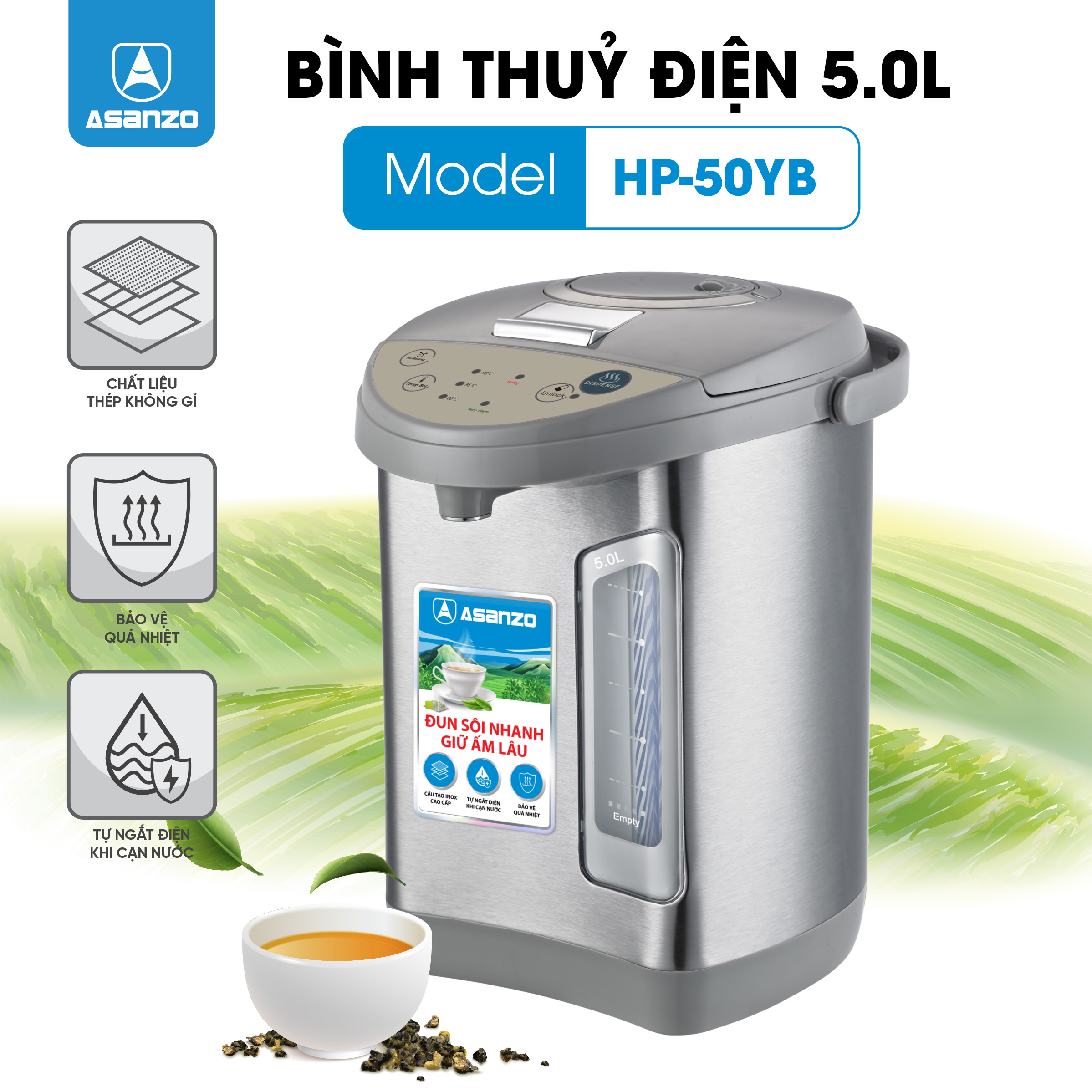 BÌNH THỦY ĐIỆN 5.0L HP - 50YB