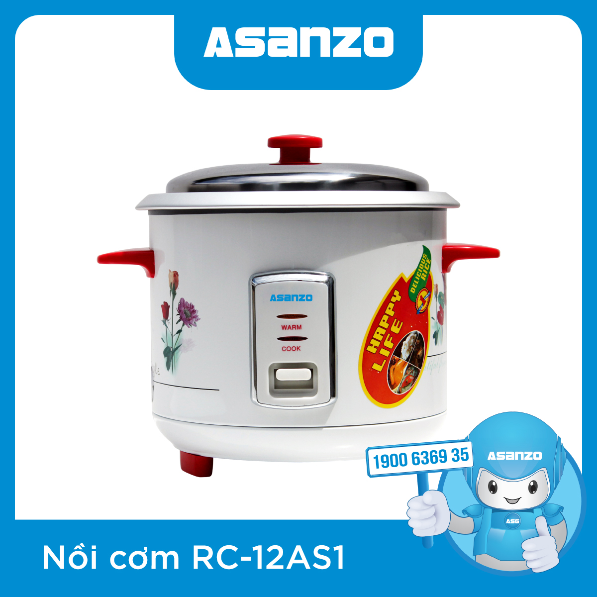 NỒI CƠM NẮP RỜI RC-12AS1