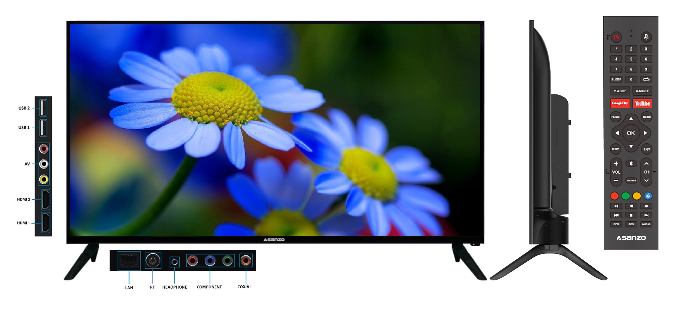 Smart TV iSLIM 32”- 32S52 (Android 9.0)