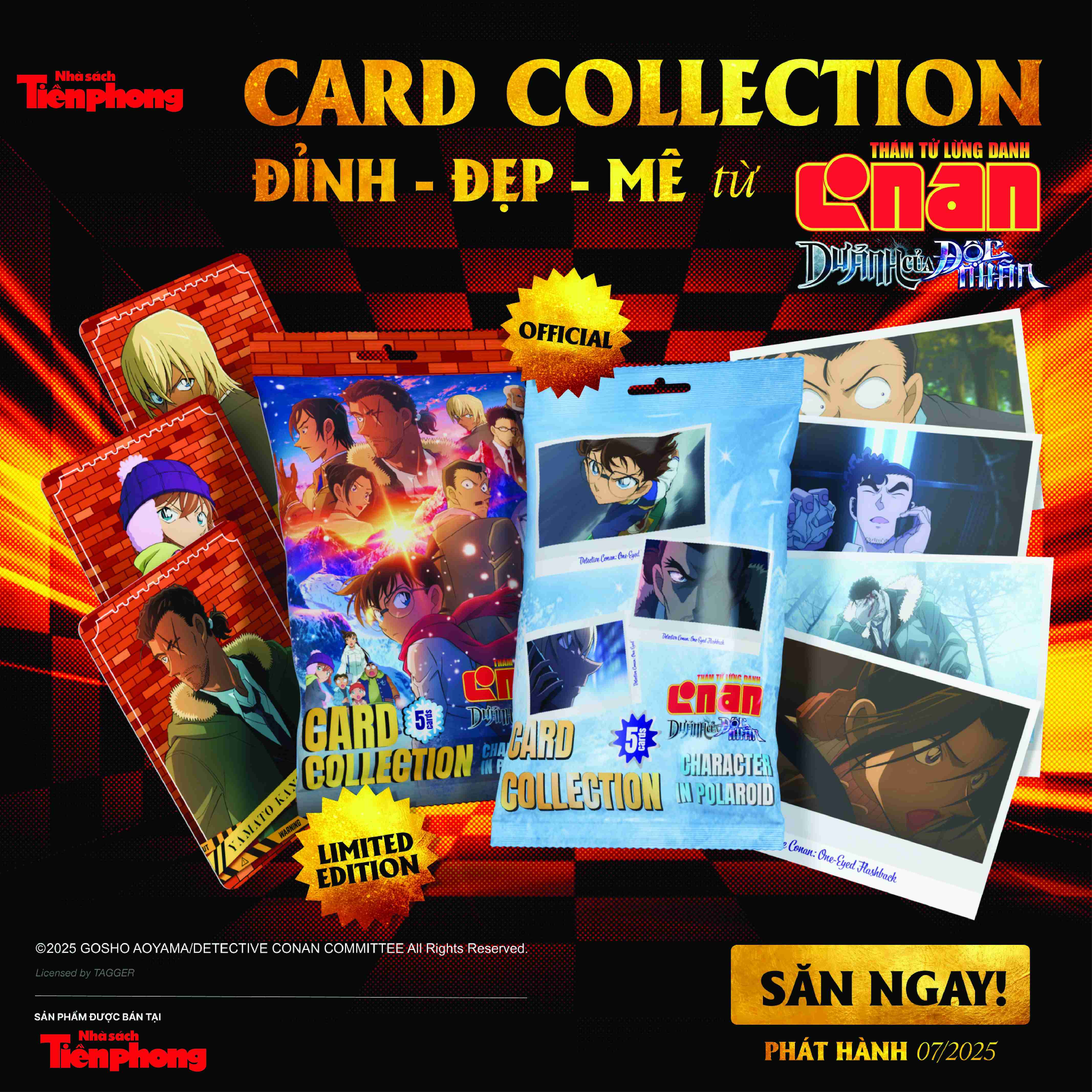 CARD COLLECTION MOVIE 28: Thám Tử Lừng Danh Conan chính thức đổ bộ tại Nhà sách Tiền Phong