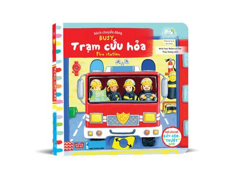 Sách tương tác - Sách chuyển động - Busy - Fire station - Trạm cứu hỏa