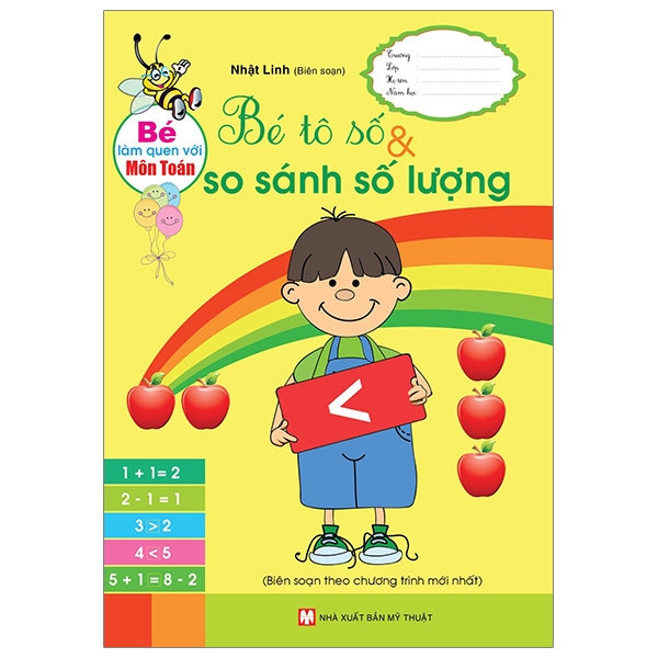 Bé Làm Quen Với Môn Toán - Bé Tô Số Và So Sánh Số Lượng