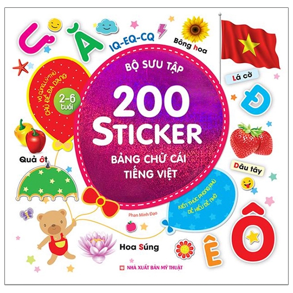 Bộ Sưu Tập 200 Sticker - Bảng Chữ Cái Tiếng Việt