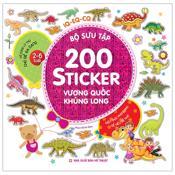 Bộ Sưu Tập 200 Sticker - Vương Quốc Khủng Long