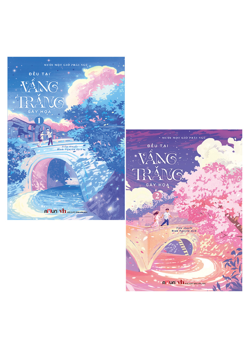 Bộ Sách Đều Tại Vầng Trăng Gây Họa - Tập 1+2 (Bộ 2 Tập) - Bản Đặc Biệt - Tặng Kèm 2 Bookmark Bồi Cứng + 1 Poscard Có Chữ Ký Tác Giả + 1 Poscard Gấp Xé + 2 Thẻ Card