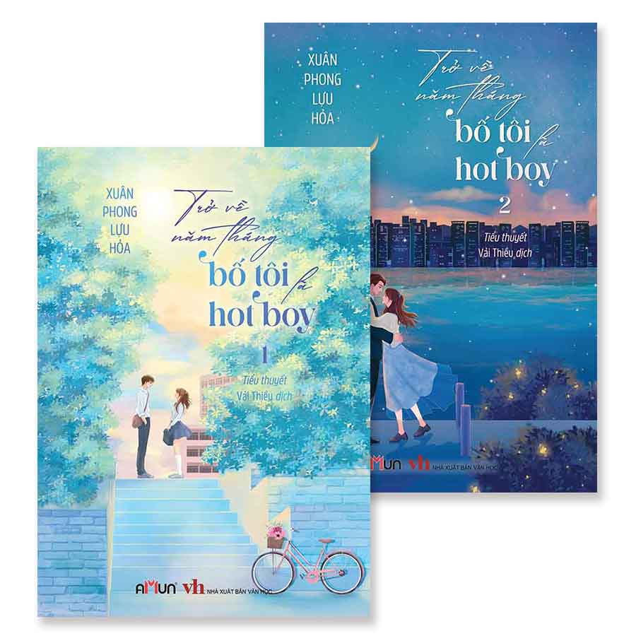Bộ Sách Trở Về Năm Tháng Bố Tôi Là Hot Boy - Tập 1 + Tập 2 (Bộ 2 Tập) - Bản Đặc Biệt - Tặng Kèm 2 Bookmark Trổ Khuôn + 1 Postcard Lời Nhắn Của Tác Giả + 1 Standee Cặp Đôi + 3 Thẻ Nhân Vật