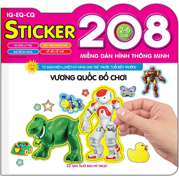 208 Miếng Dán Hình Thông Minh - IQ-EQ-CQ - Vương Quốc Đồ Chơi