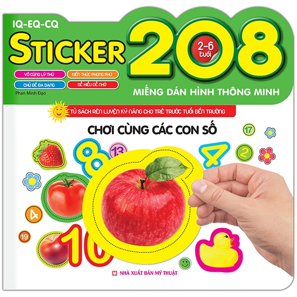 208 Miếng Dán Hình Thông Minh - IQ-EQ-CQ - Chơi Cùng Các Con Số