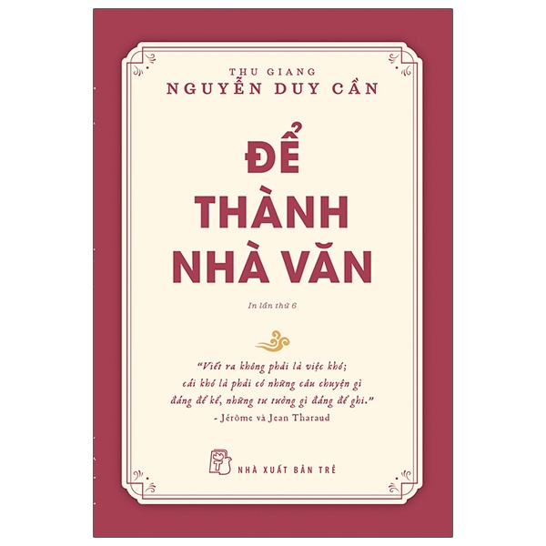 TS Thu Giang - Để thành nhà văn