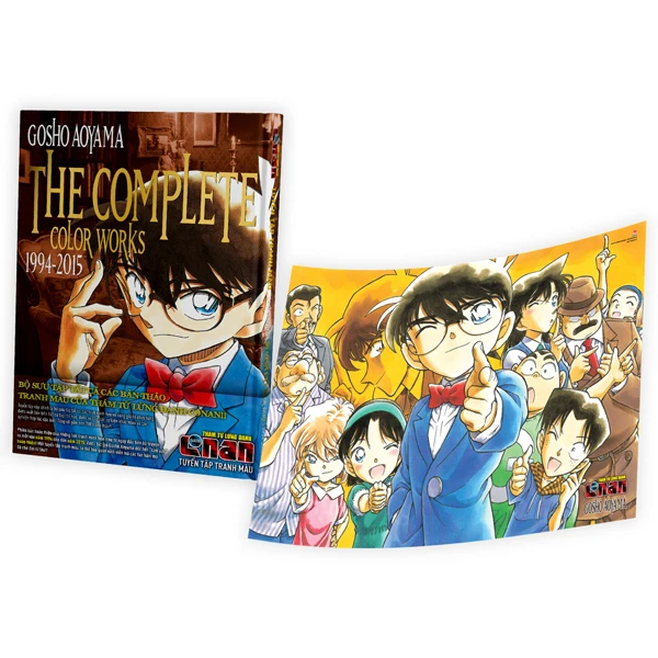 Thám Tử Lừng Danh Conan - Tuyển Tập Tranh Màu - The Complete Color Works 1994-2015 - Bìa Cứng