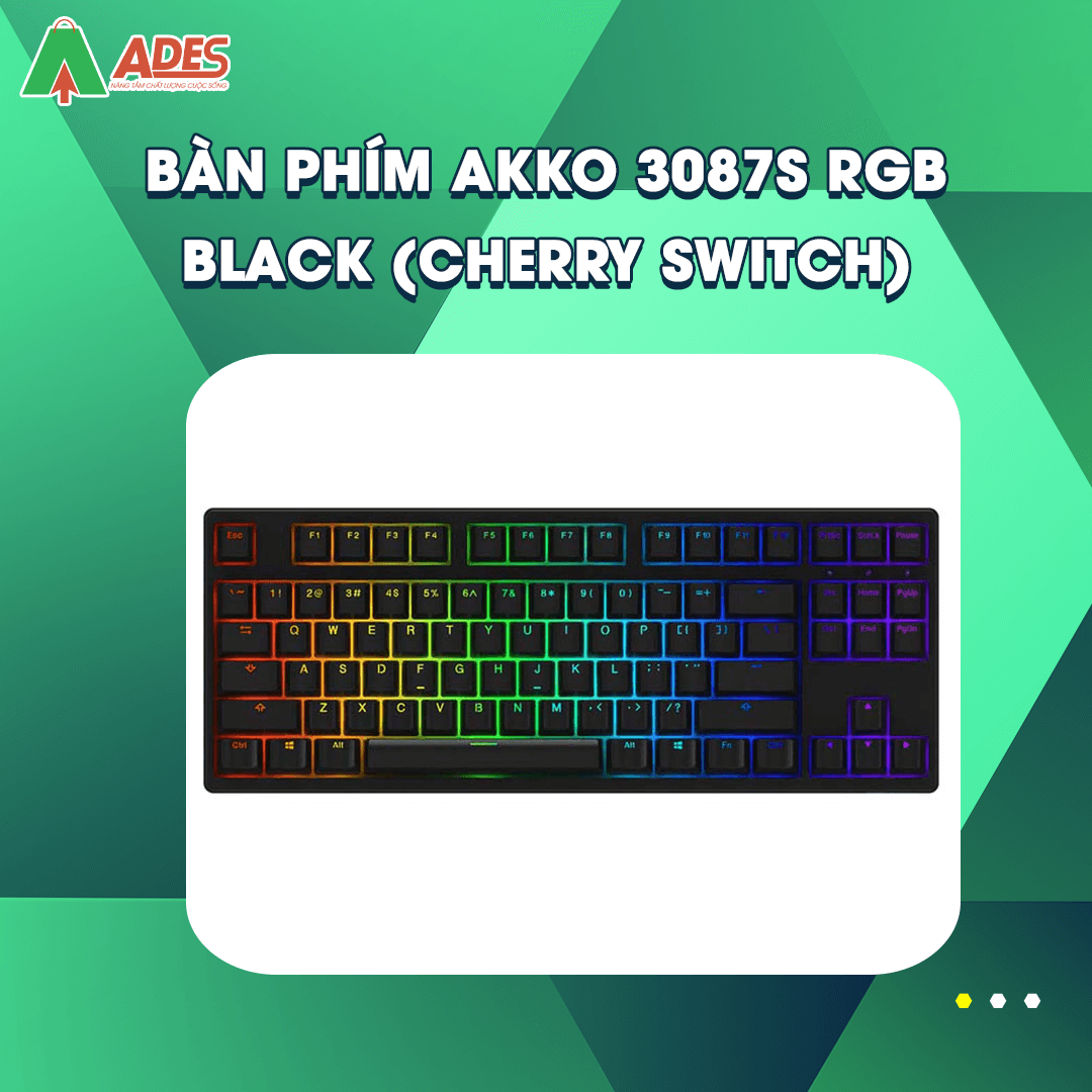 AKKO 3087S - Black RGB (Cherry sw) 