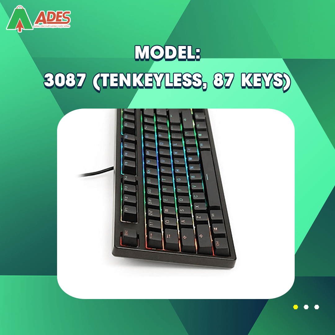AKKO 3087S - Black RGB (Cherry sw) 