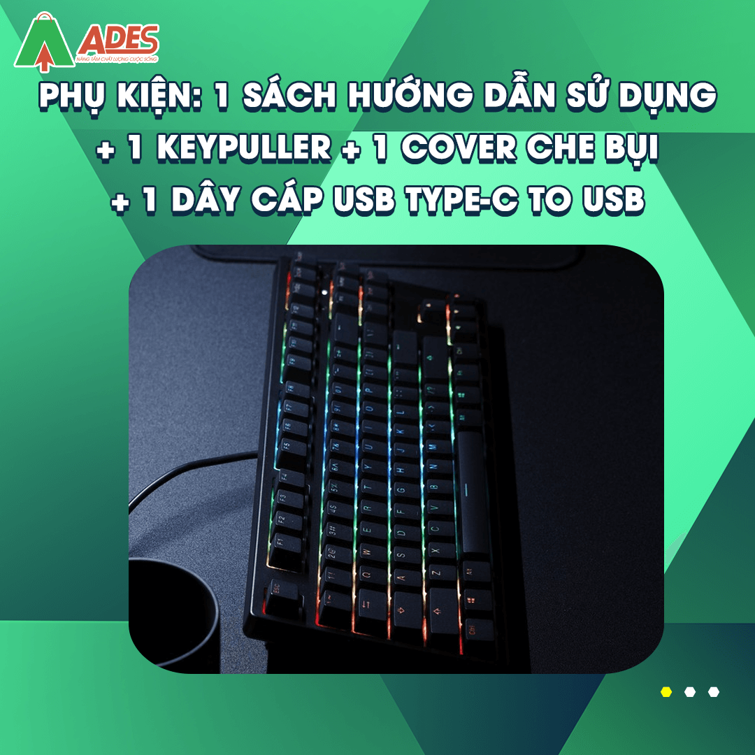 AKKO 3087S - Black RGB (Cherry sw) 